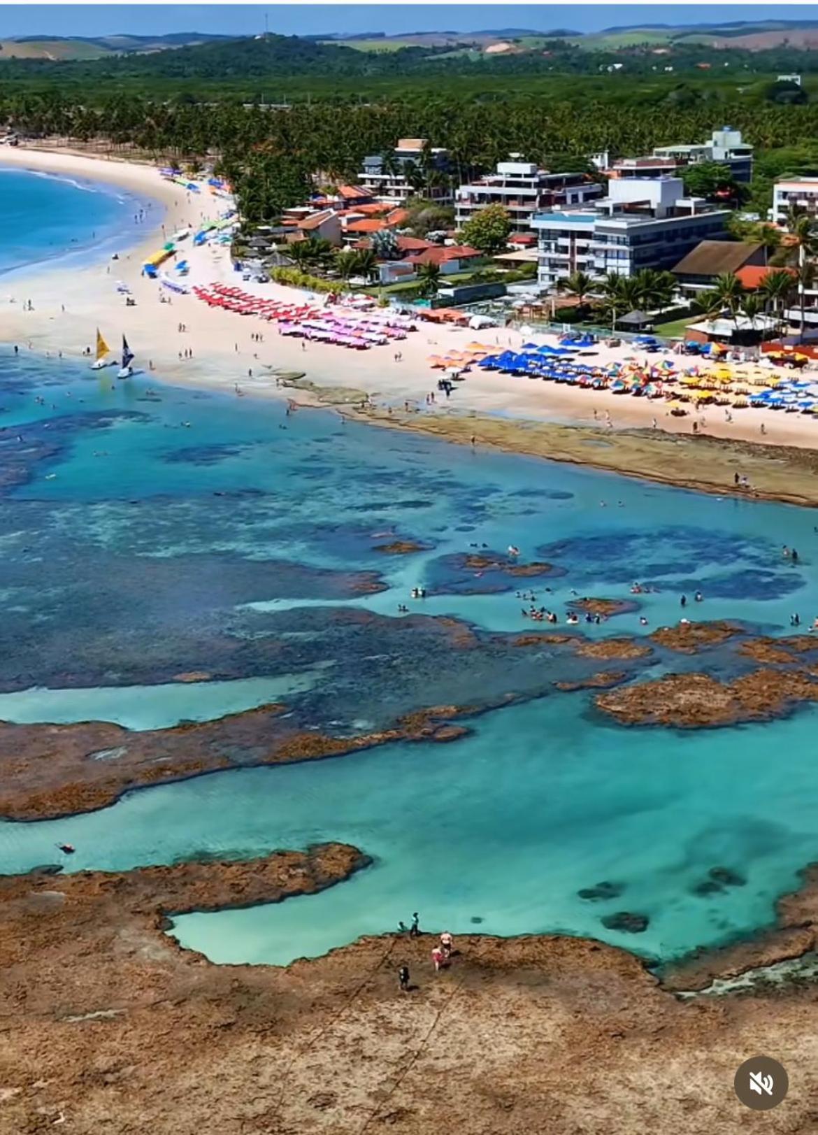 Resort Beira Mar Em Porto De Galinhas - Cupe Beach Living エクステリア 写真